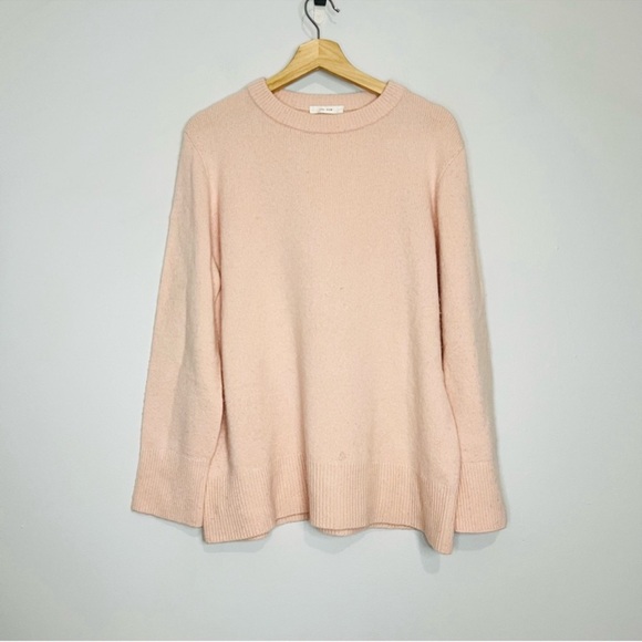 The Row Pink Soft Cashmere Round Neck Sweater Large - Picture 3 of 6